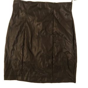 Fashion Nova Leather Skirt